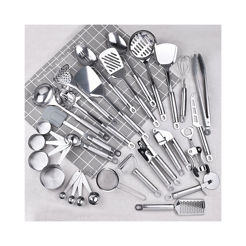 Premium Cooking Utensils Set Stainless Steel Utensils Set Kitchen Gadgets Kitchen Tool Set图2