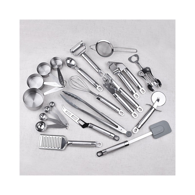 Premium Cooking Utensils Set Stainless Steel Utensils Set Kitchen Gadgets Kitchen Tool Set图3