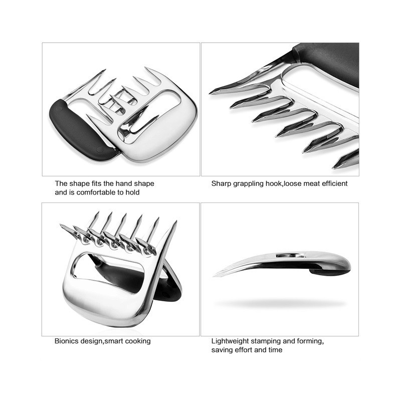 Low MOQ Food Grade 18/0 Stainless Steel Meat Shredder Claws Meat Shredding Claws图5