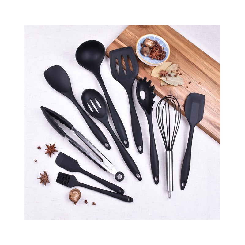 IN STOCK Dishwasher Safe Non-Stick Heat Resistant Silicone Cooking Utensil Set图4