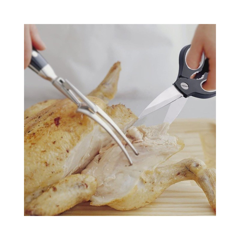 Ultra Sharp Shears for Chicken Herb Heavy Duty Utility Kitchen Scissors with Bottle Opener Kitchen S图6