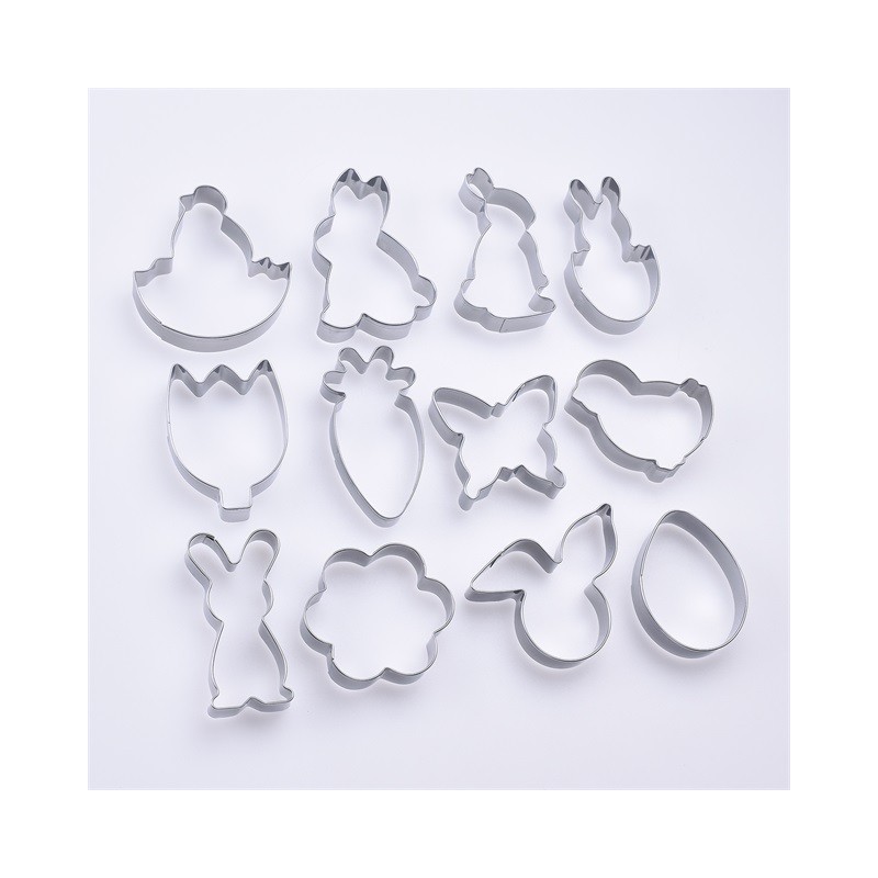 Food Grade Cookie Cutters Easter Cookie Cutter Christmas Cookie Cutter Set图2