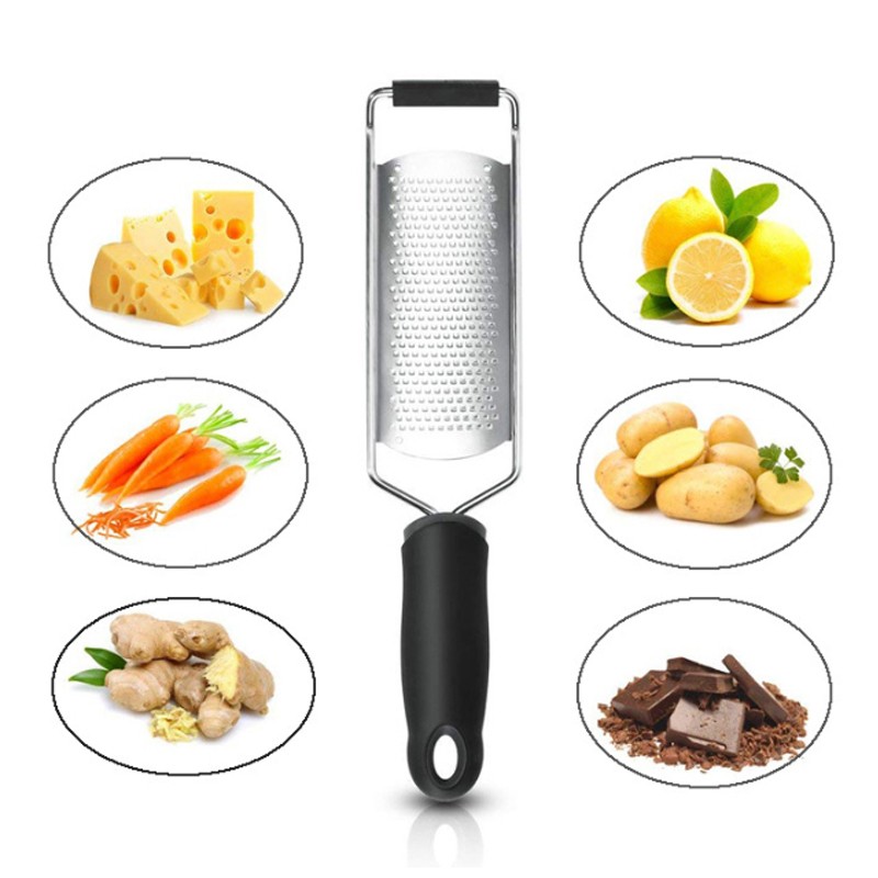 Lemon Zester & Cheese Grater Kitchen Gadget Multifunctional Food Grater Potato Lemon Peeler Slicer图5