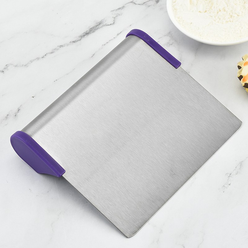 Stainless steel noodle cutter flour cut dough cut flour sausage flour scraper cream cake scraper bak图4