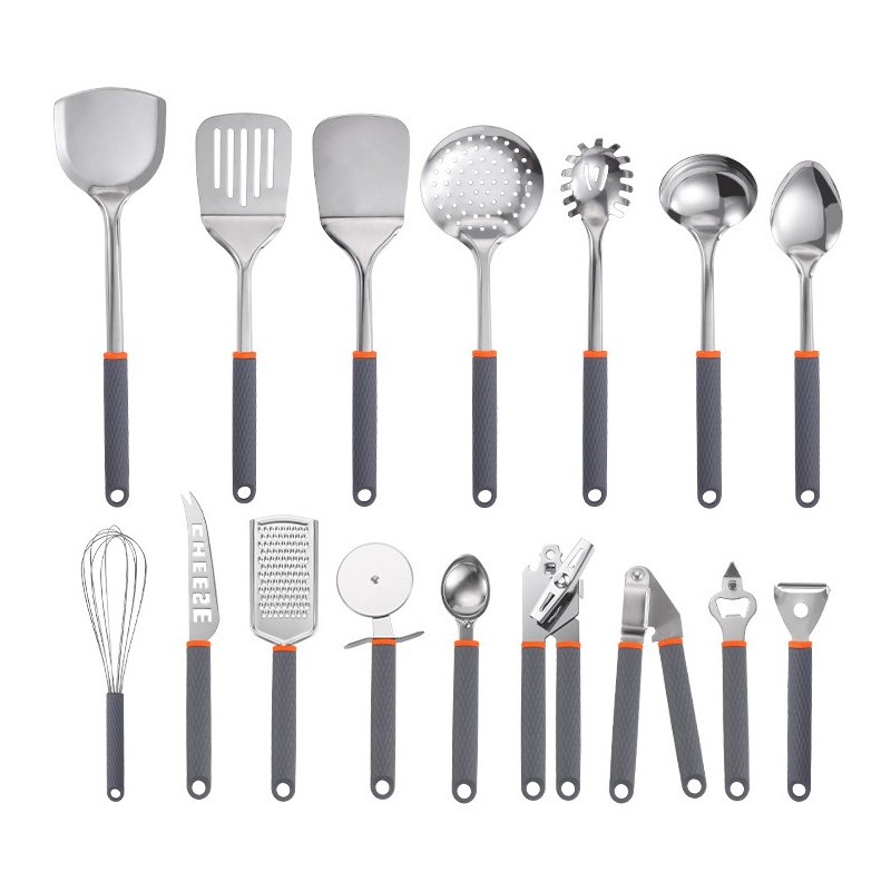 16 Pcs Household Kitchen Utensils Stainless Steel Cooking Utensil Set, Kitchenware Accessories Utens图7