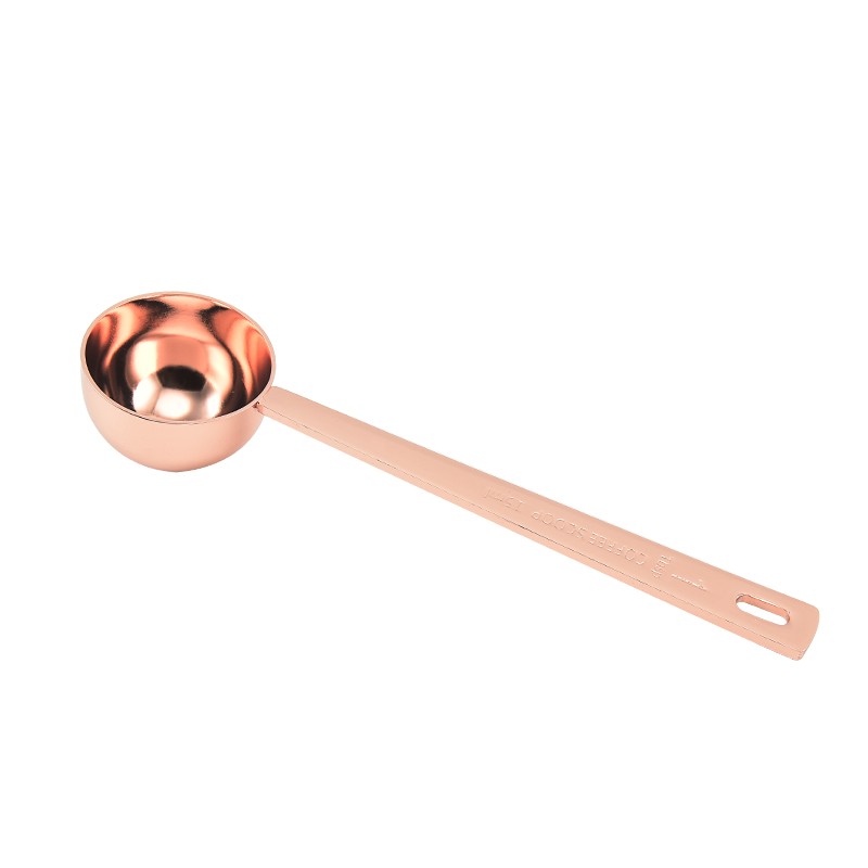 1 TBSP Rose Gold Stainless Steel Measuring Spoon Long Handle Tablespoon Measuring Coffee Tea Scoop图7