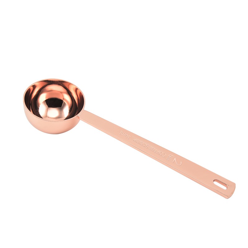 1 TBSP Rose Gold Stainless Steel Measuring Spoon Long Handle Tablespoon Measuring Coffee Tea Scoop图6