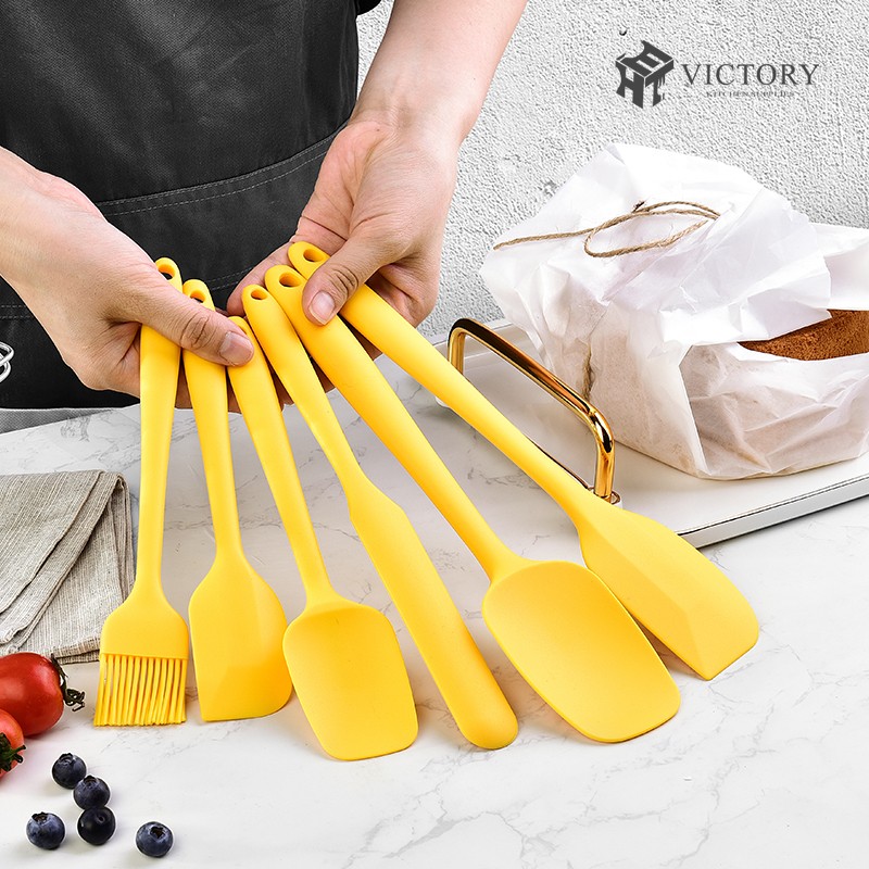 Amazon Top Seller 2021 Gadget Mini Silicone Spatula Kitchen Baking Utensil Set And Silicone Oil Brus图3