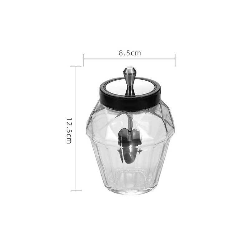 For Kitchen Accessories Modern Custom Seasoning Spice Jar Glass Set Food Storage Jar Container With 图8