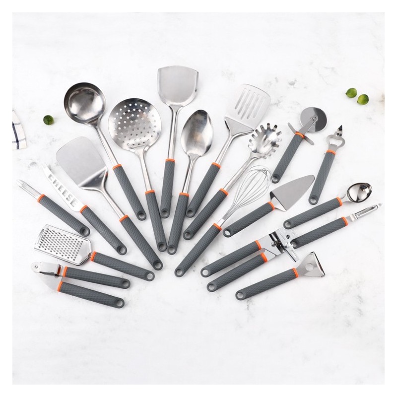 Home Kitchen 19pcs Silicone kitchen utensil Cooking Tools BPA Free kitchen Accessories cooking tools图2