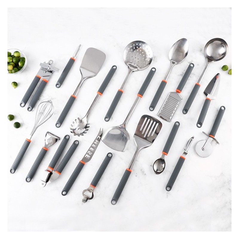 Home Kitchen 19pcs Silicone kitchen utensil Cooking Tools BPA Free kitchen Accessories cooking tools图6