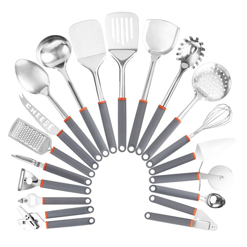 Home Kitchen 19pcs Silicone kitchen utensil Cooking Tools BPA Free kitchen Accessories cooking tools图7