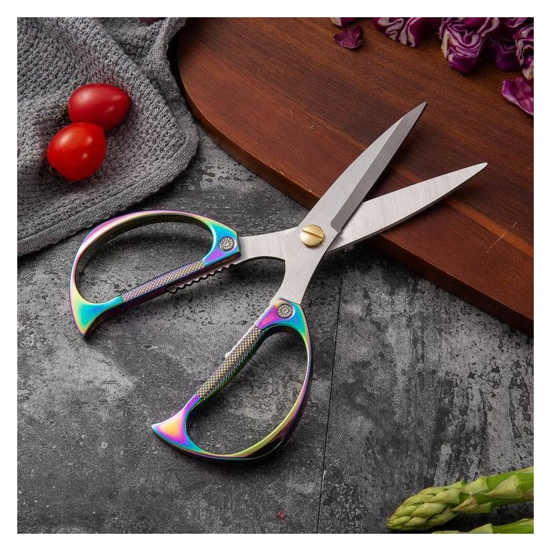 2020 Amazon Hot Sale Tailoring Accessories Sewing Stainless Steel Dressmaker Shears Kitchen Scissor 图2