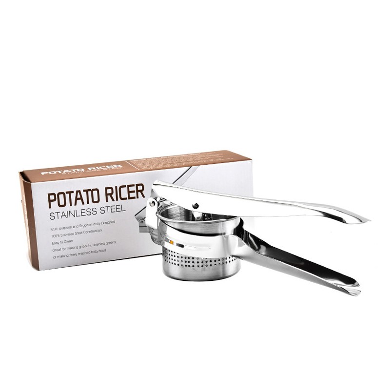 New stainless steel press potato manual potato masher kitchen fruit manual juicer lemon squeezer图7