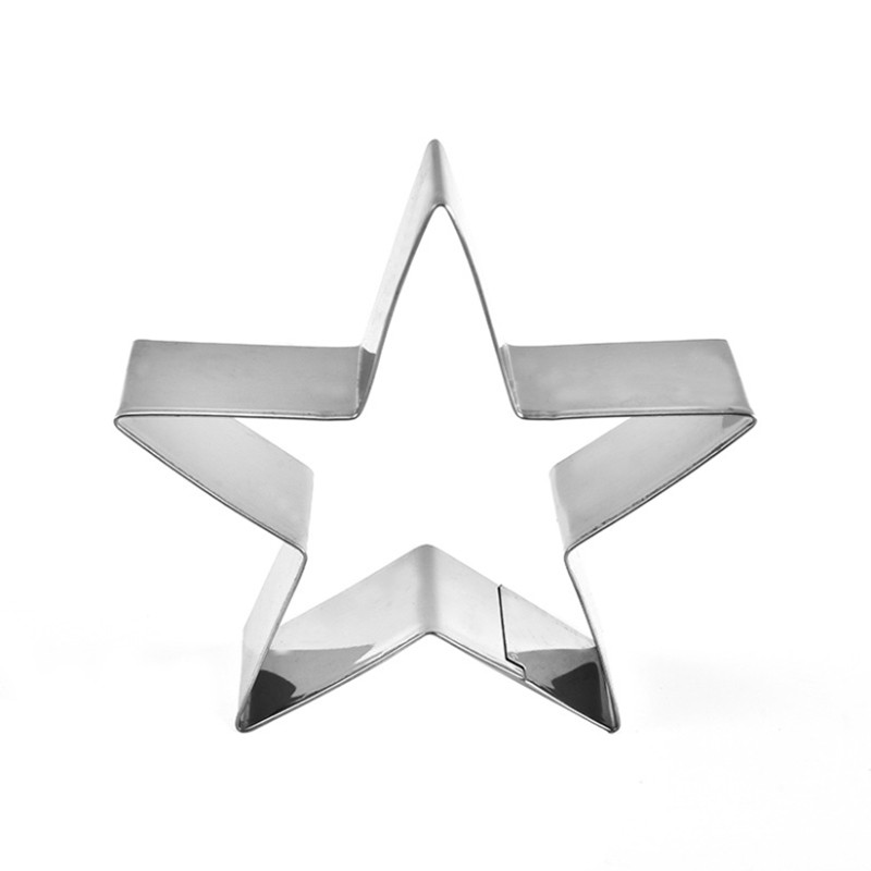 Jianhong 8Pcs Stars Cookie Cutters Set for Baking Stainless Steel Metal Molds Cutters图4