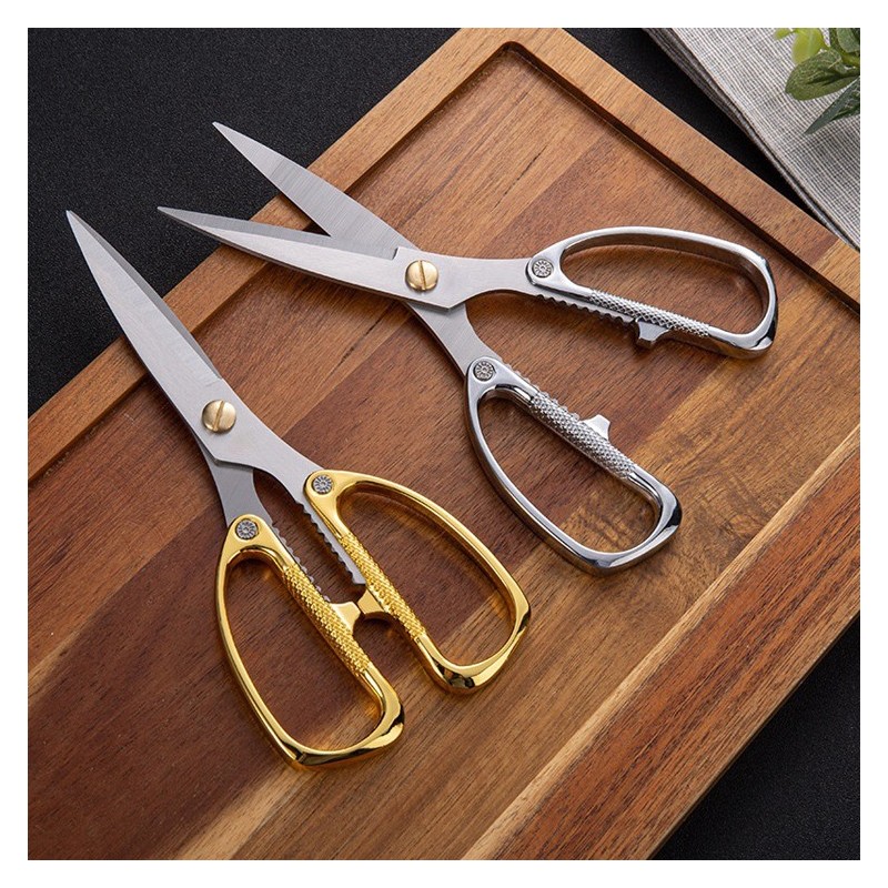 Stainless Steel Household Scissors Kitchen Cooking Scissors Zinc Alloy Handle Durable图5