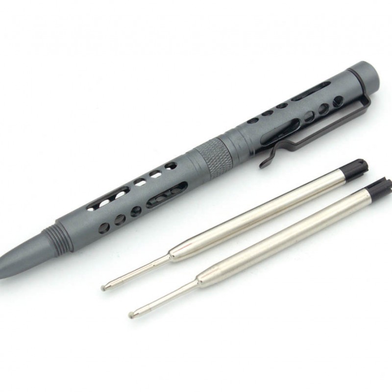 Aluminum Military Tactical Pen Set, Self Defense Pen with Emergency Glass Breaker图2