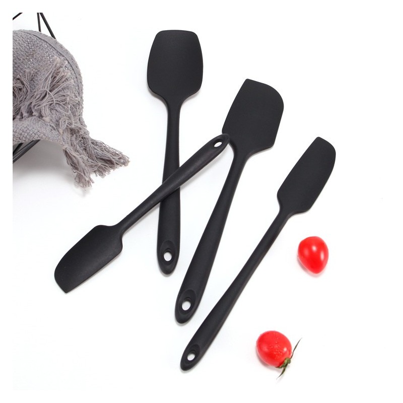 Amazon Hot Selling Custom Silicone Spatula Set 4pcs Spatulas Silicone Heat Resistant baking Tool图4