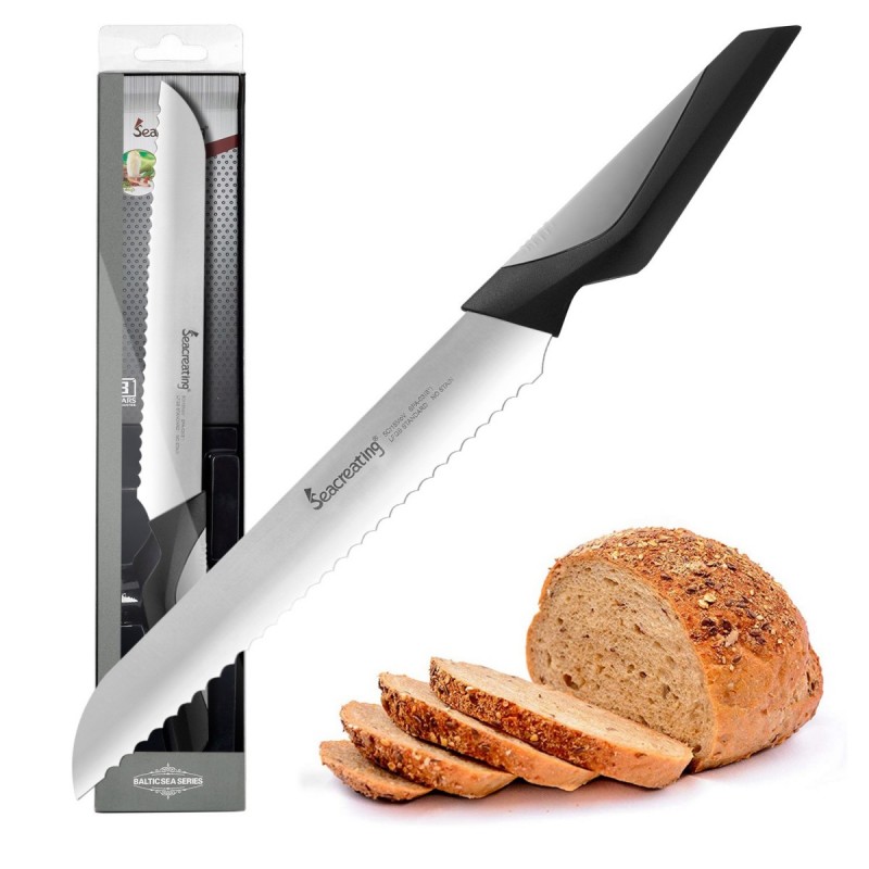 Seacreating Baltic Sea Series Bread Knife 8inch Pro Kitchen Knife German Stainless Steel Cheese Cake图1