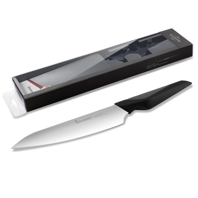 Seacreating Baltic Sea Series Chef Knife 8inch Pro Kitchen Knife 1.4116 German Steel with soft touch图4