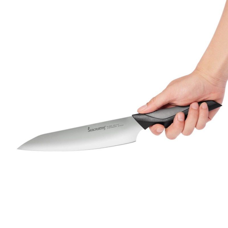 Seacreating Baltic Sea Series Chef Knife 8inch Pro Kitchen Knife 1.4116 German Steel with soft touch图2