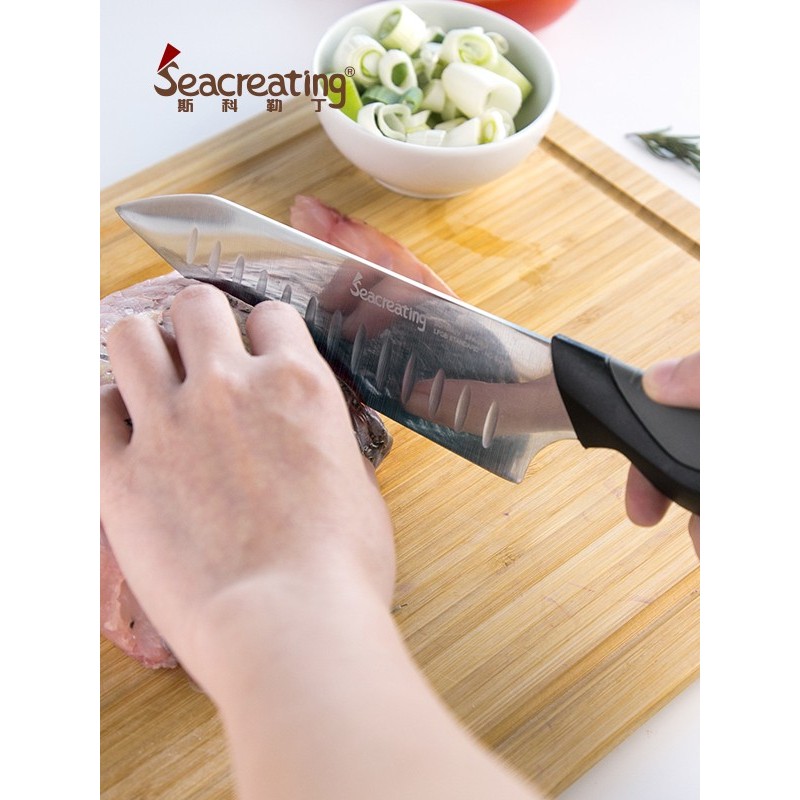 Hot Selling German steel 1.4116 Blade 7 Inch Japanese Vegetable Knife for multi purpose图2