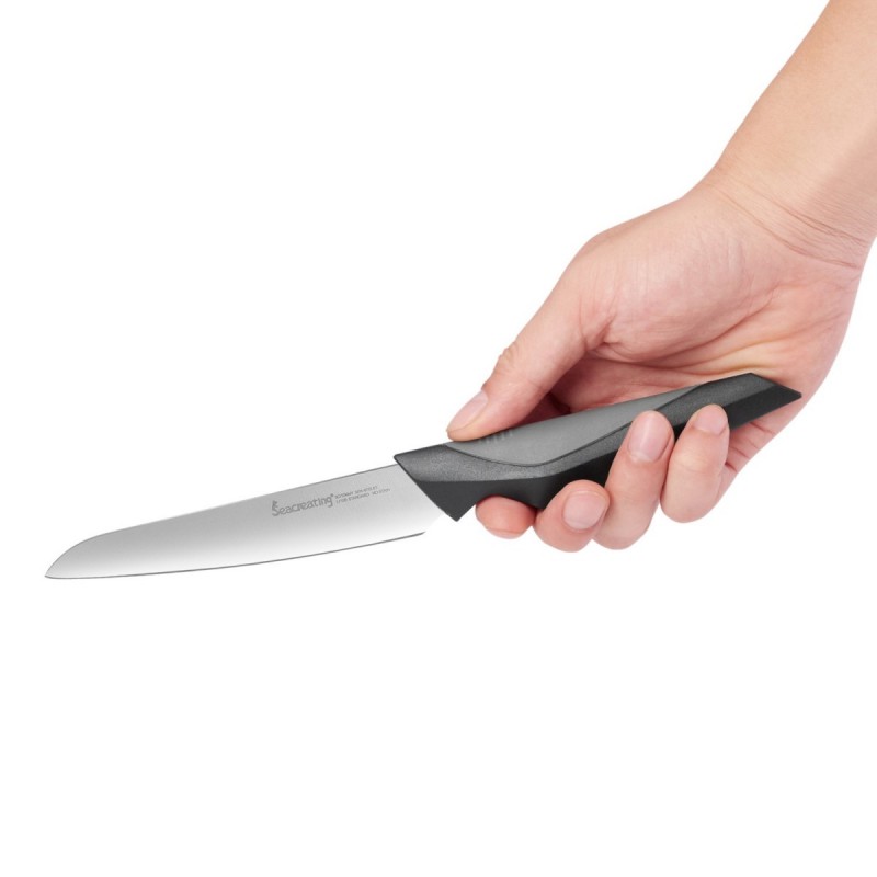 5.5" Utility Knife TPR soft touch handle Durable German steel 1.4116 blade for cutting vegtable图5