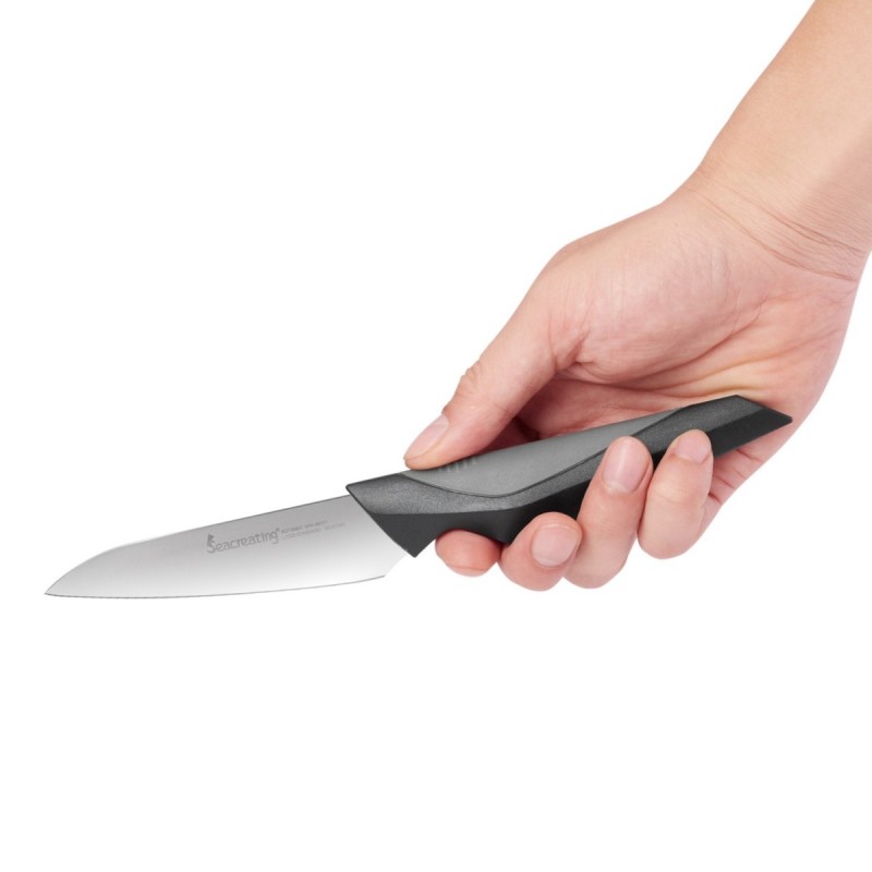 4 Inch Paring Knife - Small Kitchen Knife for Cutting Fruit/Vegetables and More - German steel 1.411图6