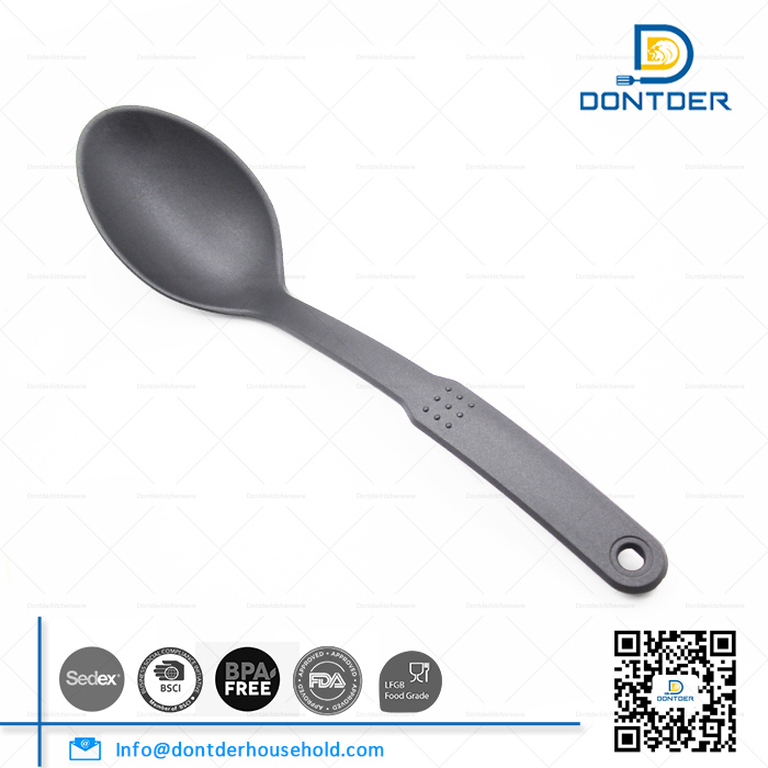 D00209 Black Nylon Baking Spoons