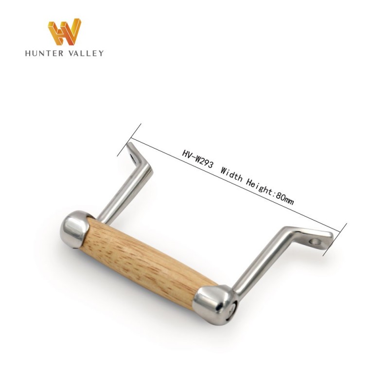 Stainless steel castings with wood and the wooden part can choose oak, ju, acacia wood non stick coo图3