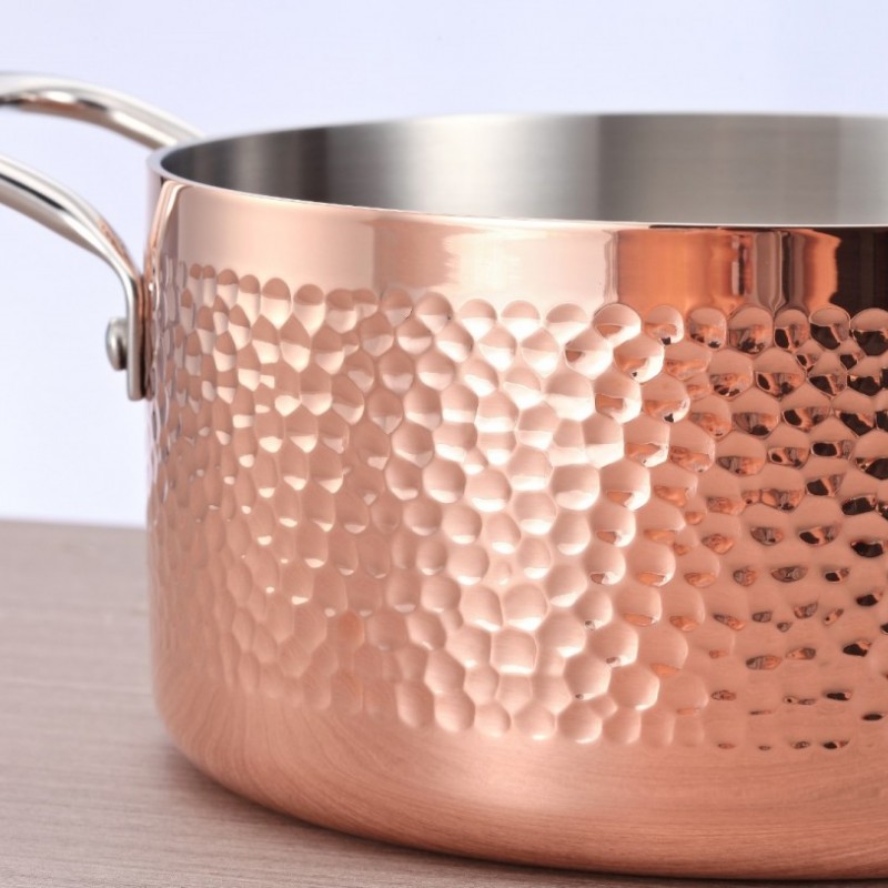 copper tri-ply , hammer , copper hammer , induction , honeycomb bottom图6