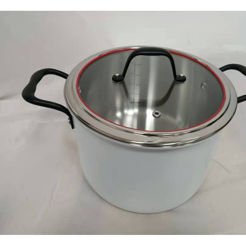 stainless steel cookware , tri-ply pot , painting , induction图3