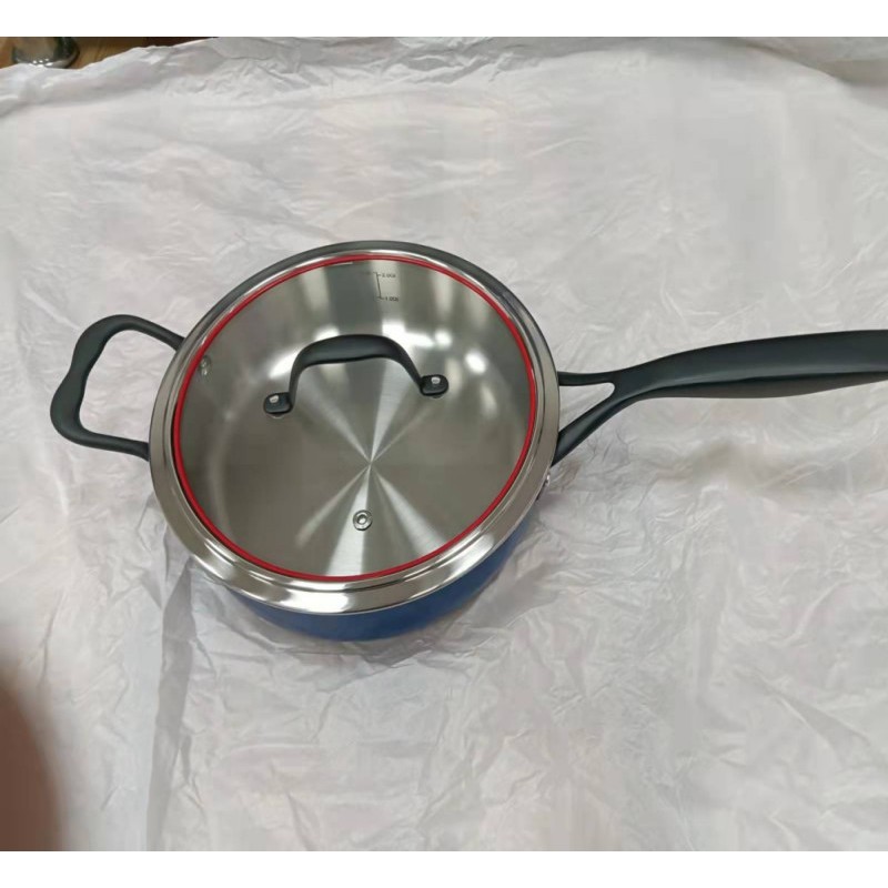 stainless steel cookware , tri-ply pot , painting , induction图7