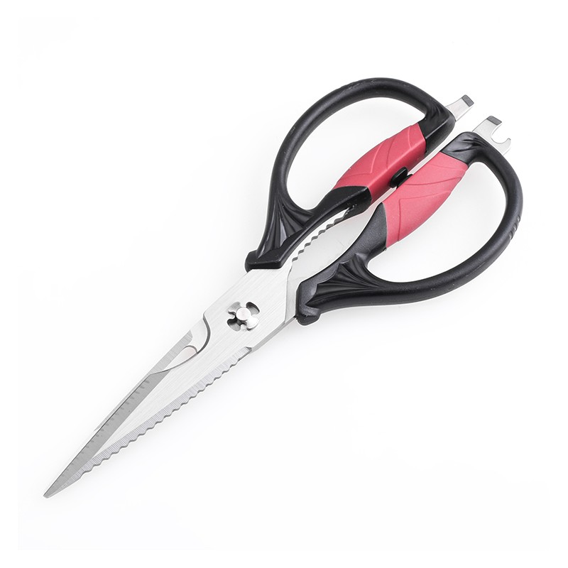 9.5 Inch Easy Cleaning Heavy Duty Kitchen Scissors Multipurpose Stainless Steel Sharp Kitchen Functi图2