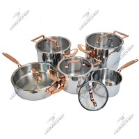 Angel's wing stainless steel  cookware set