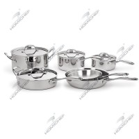 Stainless steel 5-ply cookware set