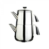 stainless steel double teapot