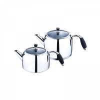 stainless steel double teapot