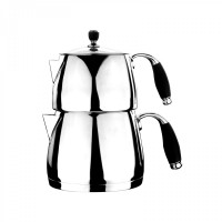 stainless steel double teapot