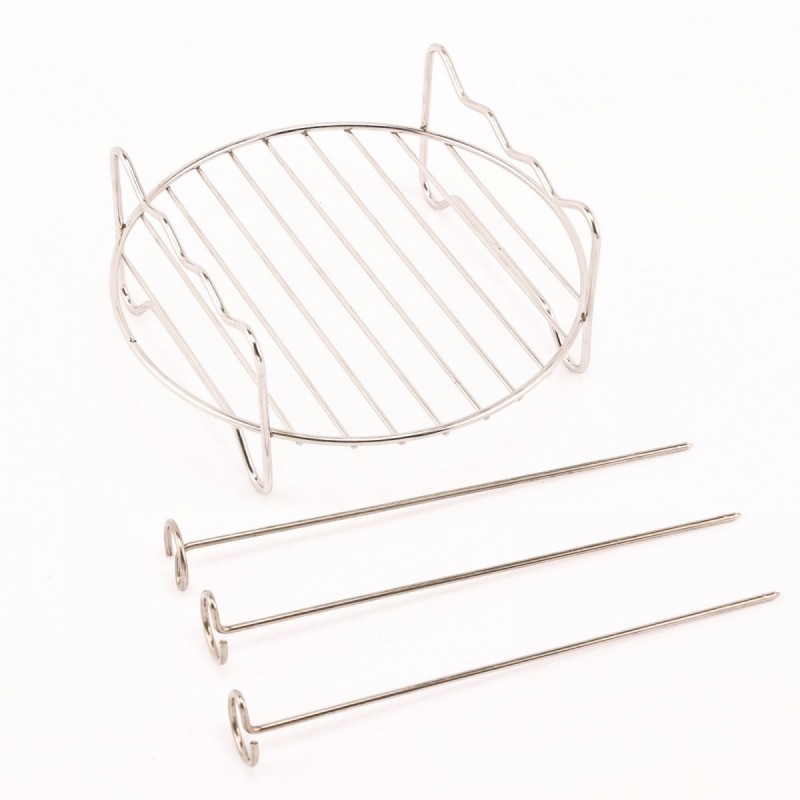 High Quality Easy cleaned Kitchen Tool Portable BBQ Grilling Basket With Wooden Handle图2