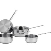 SA118115 Stainless steel cookware set with multi size SS lid