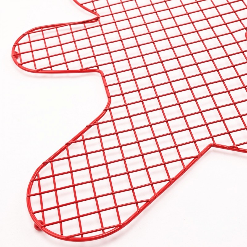 Red Coating Bakeware Gingerbread Cooling Grid, Baking Cooling Rack, Cool Cookies Cakes Breads图8