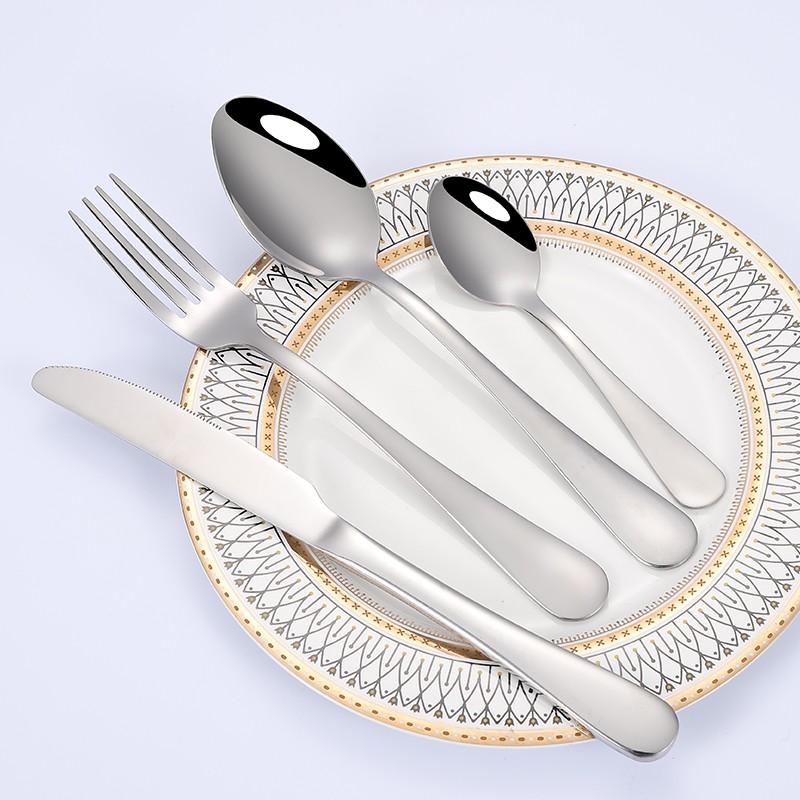 Nice elegant rose gold cutlery hotel stainless steel cutlery set/flatware set Spoon Fork Knife图3