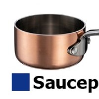 mini copper triply series-9cm open saucepan