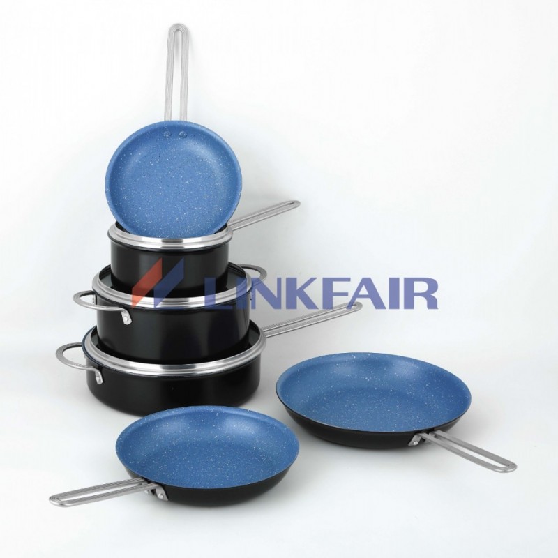 9PC Aluminum cookware set图2