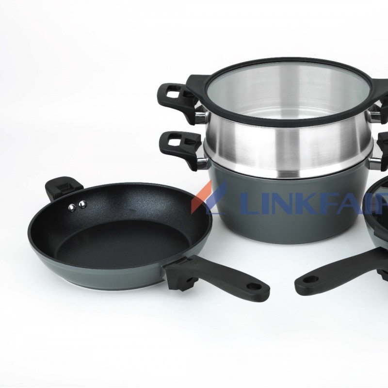 6PC Aluminum cookware set图2