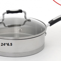 24*6.5cm Frypan with lid