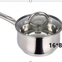 16x8 cm saucepan  with lid