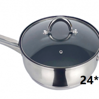 24x7 cm frypan with lid