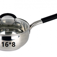 16x8 cm saucepan  with lid